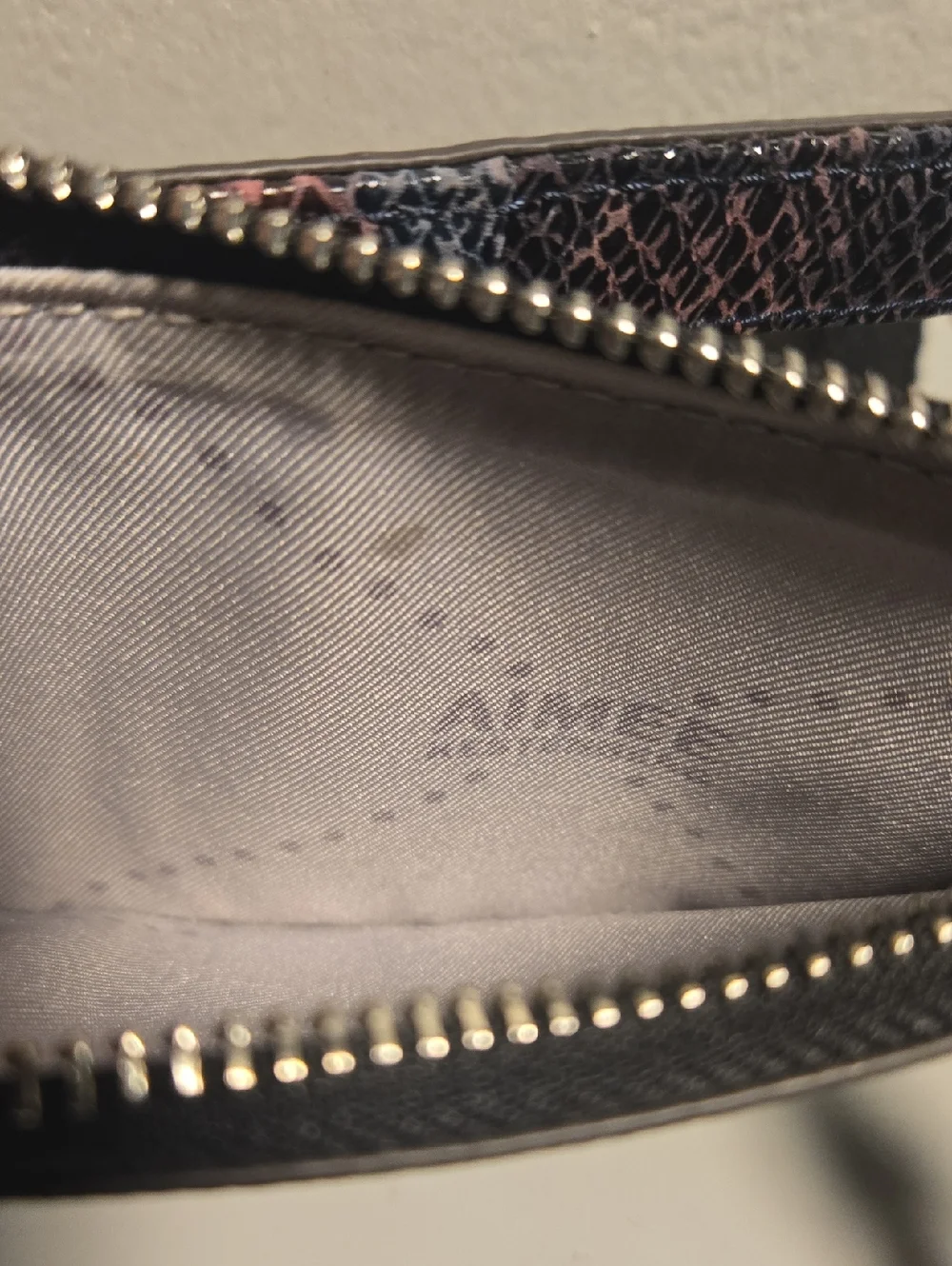 Aimee Kestenberg Multicolor Snakeskin-Print Wristlet - Picture 4 of 12